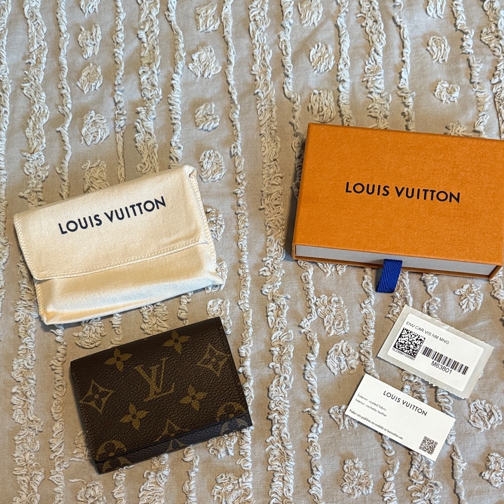 Louis Vuitton Brown Monogram Wallet with Box